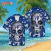 Logo Team NFL Buffalo Bills Sugar Skull Hawaiian Shirt Style Summer Sport Hawaiian Shirt