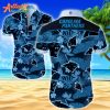 Logo Team NFL Carolina Panthers And Palm Tree Hawaiian Shirt1 Style Summer Sport Hawaiian Shirt