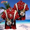 Logo Team NFL Cleveland Browns Mickey Mouse And Palm Tree Hawaiian Shirt Style Summer Sport Hawaiian Shirt