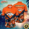 Logo Team NFL Denver Broncos Flower Floral Hawaiian Shirt Style Summer Sport Hawaiian Shirt