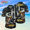 Logo Team NFL Green Bay Packers Horror Halloween Hawaiian Shirt Style Summer Sport Hawaiian Shirt