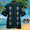 Logo Team NFL Jacksonville Jaguars Sugar Skull Hawaiian Shirt Style Summer Sport Hawaiian Shirt