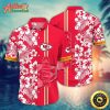 Logo Team NFL Kansas City Chiefs Flower Floral Hawaiian Shirt Style Summer Sport Hawaiian Shirt