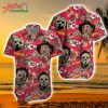 Logo Team NFL Kansas City Chiefs Horror Halloween And Flower Hawaiian Shirt Style Summer Sport Hawaiian Shirt