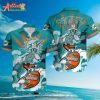 Logo Team NFL Miami Dolphins Grateful Dead Hawaiian Shirt Style Summer Sport Hawaiian Shirt