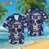 Logo Team NFL New York Giants Sugar Skull Hawaiian Shirt Style Summer Sport Hawaiian Shirt