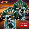 Logo Team NFL New York Jets Mickey Mouse Custom Name Hawaiian Shirt Style Summer Sport Hawaiian Shirt