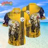 Logo Team NFL Pittsburgh Steelers Horror Halloween Hawaiian Shirt Style Summer Sport Hawaiian Shirt