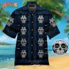 Logo Team NFL Seattle Seahawks Sugar Skull Hawaiian Shirt1 Style Summer Sport Hawaiian Shirt