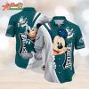 Logo Team NFL Washington Commanders Mickey Mouse Hawaiian Shirt Style Summer Sport Hawaiian Shirt