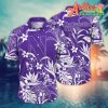 NCAA Northwestern Wildcats Hawaiian Shirt Tropical Flower Gift For Fans Football Lover