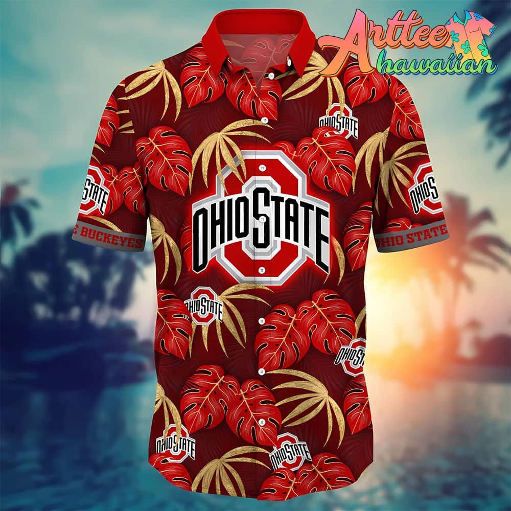 NCAA Ohio State Buckeyes Hawaiian Shirt Gift For Fans Football Lover