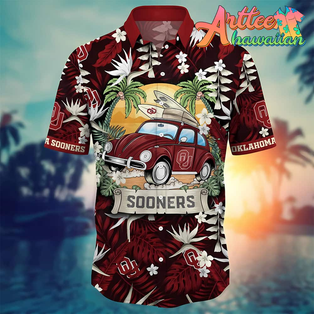 NCAA Oklahoma Sooners Hawaiian Shirt Vacation Gift For Fans Football Lover