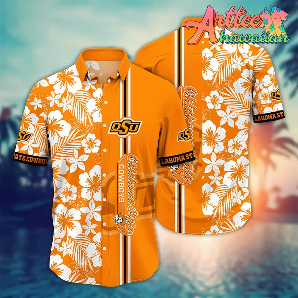 NCAA Oklahoma State Cowboys Hawaiian Shirt Style1 Gift For Fans Football Lover