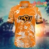 NCAA Oklahoma State Cowboys Hawaiian Shirt Tropical Flower Gift For Fans Football Lover