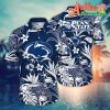 NCAA Penn State Nittany Lions Hawaiian Shirt Tropical Flower Gift For Fans Football Lover