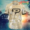 NCAA Purdue Boilermakers Hawaiian Shirt Tropical Flower Gift For Fans Football Lover