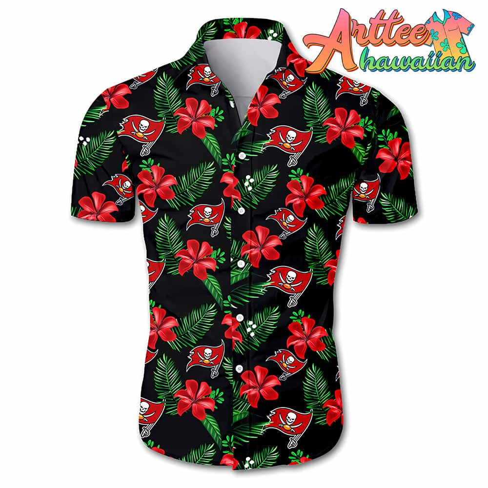 NFL Tampa Bay Buccaneers Hawaiian Shirt Flower Gift Gift For Fans Football Lover