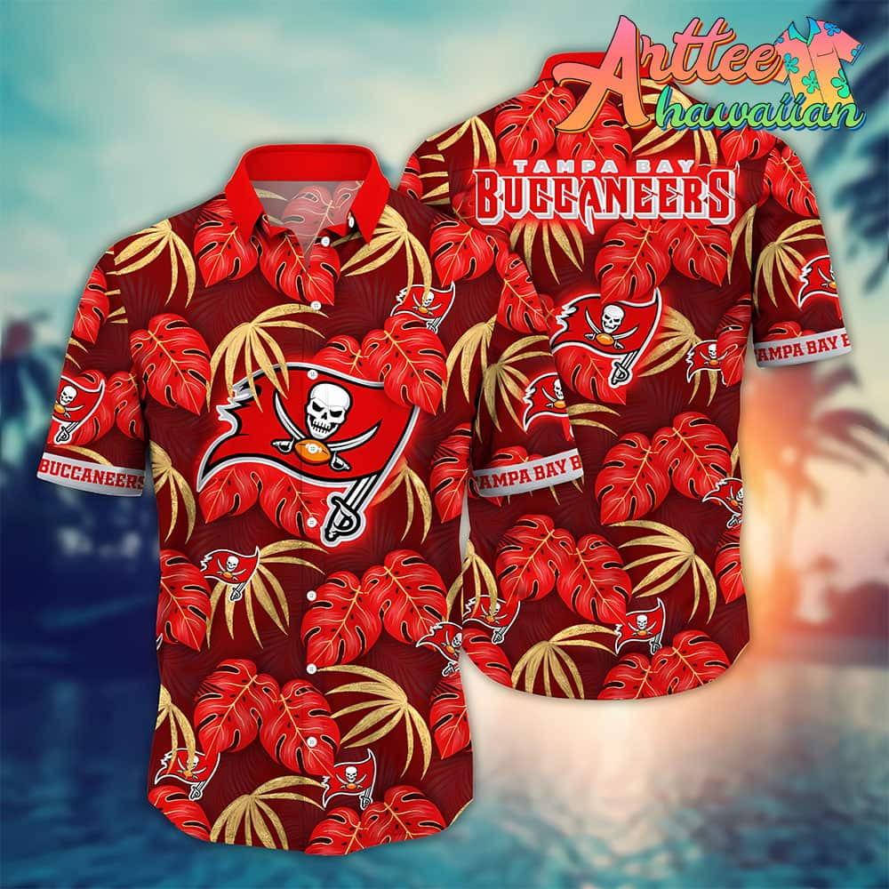 NFL Tampa Bay Buccaneers Hawaiian Shirt Tropical Gift For Fans Football Lover