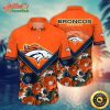 NFL Team Denver Broncos Flower Summer Hawaiian Shirt Style Summer Sport Hawaiian Shirt