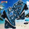 NFL Team Detroit Lions Flower Island Inspired Apparel Hawaiian Shirt Style Summer Sport Hawaiian Shirt