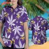 NFL Team Minnesota Vikings Cannabis Leaf Hawaiian Shirt Style Summer Sport Hawaiian Shirt