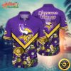 NFL Team Minnesota Vikings Flower Summer Hawaiian Shirt Style Summer Sport Hawaiian Shirt