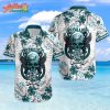 NFL Team Philadelphia Eagles Metallica And Flower Hawaiian Shirt Style Summer Sport Hawaiian Shirt