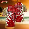 NFL Team San Francisco 49ers American Flag Hawaiian Shirt Style Summer Sport Hawaiian Shirt