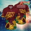 NFL Washington Commanders Hawaiian Shirt Tropical Tree Gift For Fans Football Lover