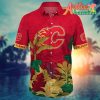 Nhl Calgary Flames Hawaiian Shirt Tropical Tree Gift For Fans Football Lover