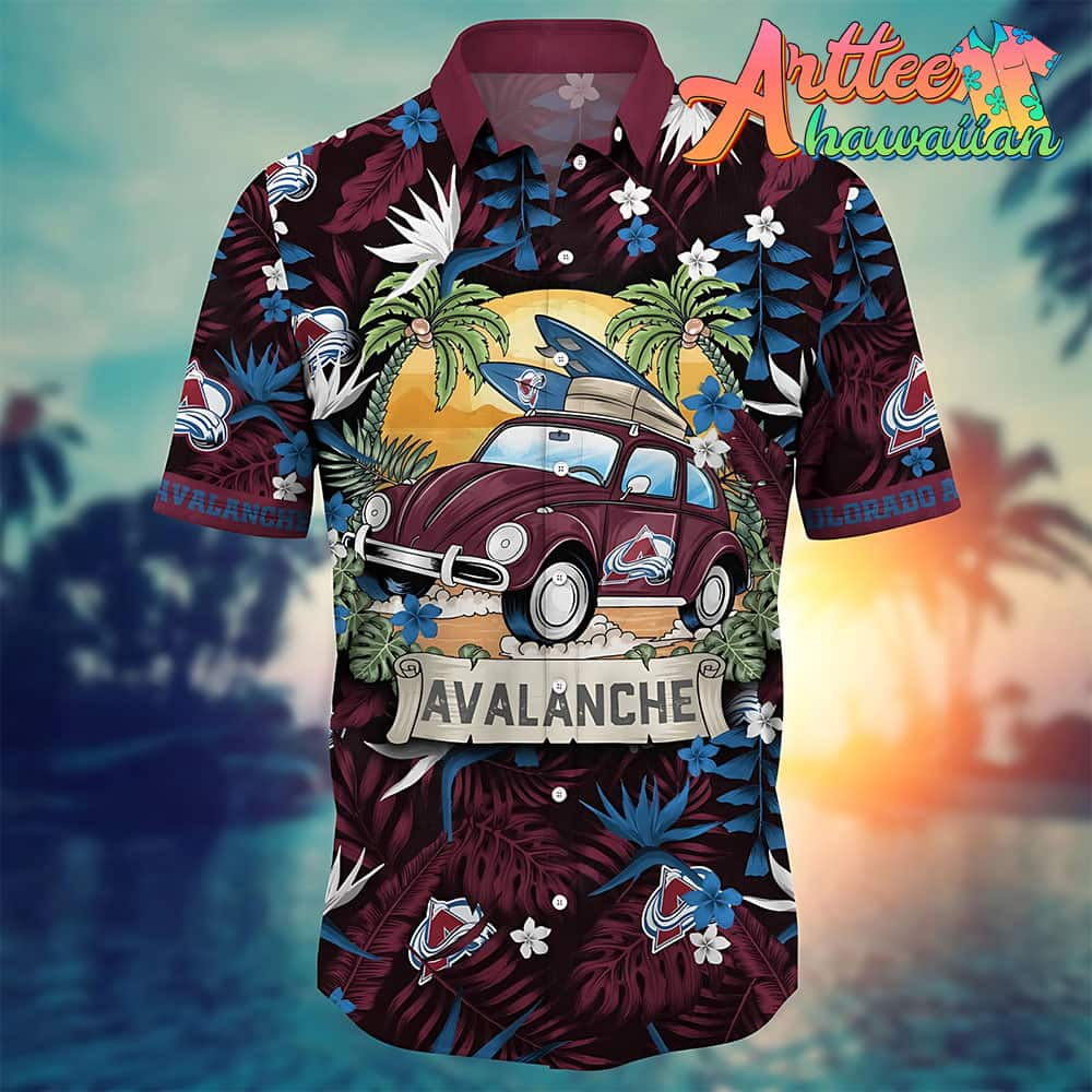 Nhl Colorado Avalanche Hawaiian Shirt Vacation Gift For Fans Football Lover