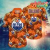 Nhl Edmonton Oilers Hawaiian Shirt Leaf Gift For Fans Football Lover