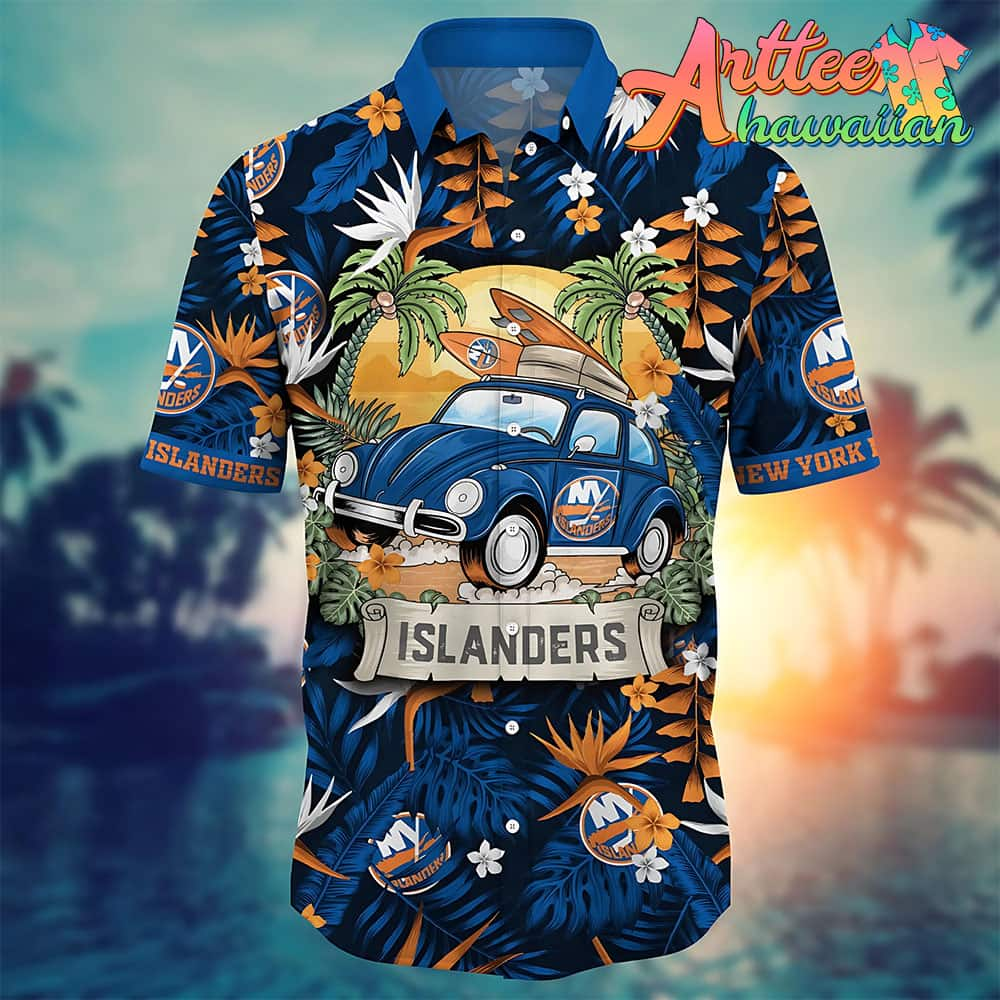 Nhl New York Islanders Hawaiian Shirt Vacation Gift For Fans Football Lover