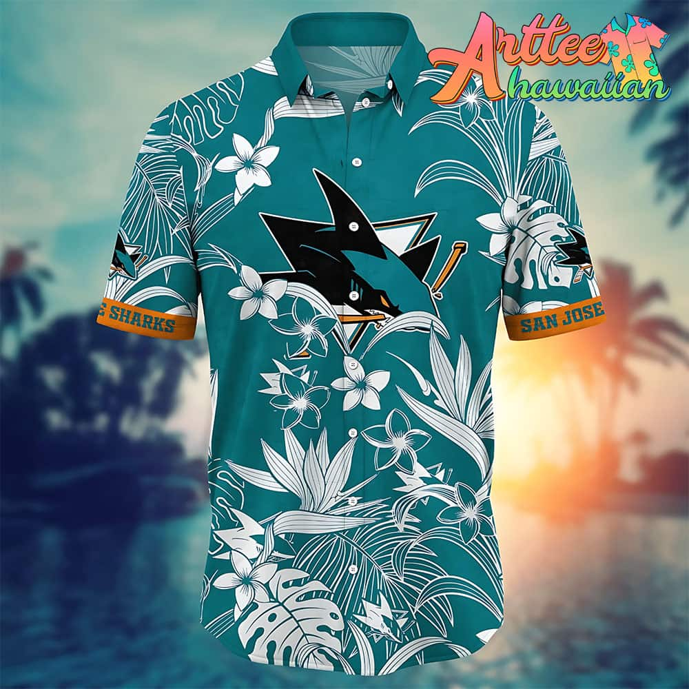 Nhl San Jose Sharks Hawaiian Shirt Vacation Gift For Fans Football Lover