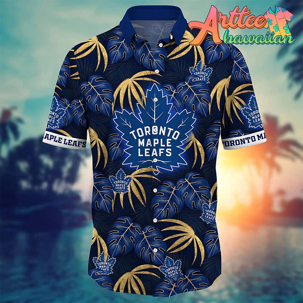 Nhl Toronto Maple Leaf Hawaiian Shirt Leaf Gift For Fans Football Lover