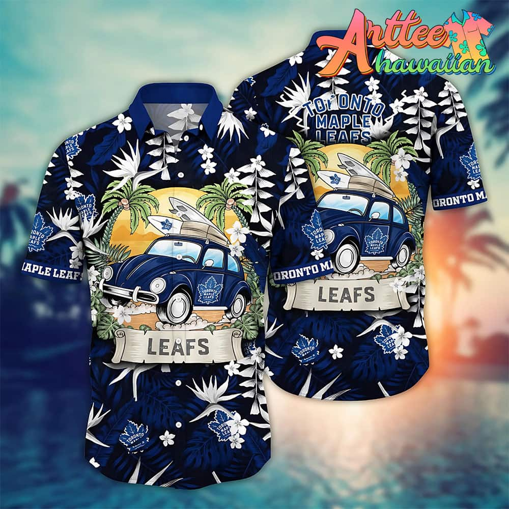 Nhl Toronto Maple Leaf Hawaiian Shirt Vacation Gift For Fans Football Lover